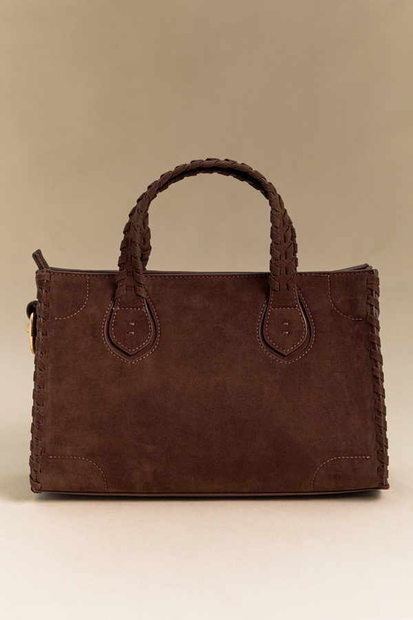 Braided Suede Crossbody Bag - Altar'd State
