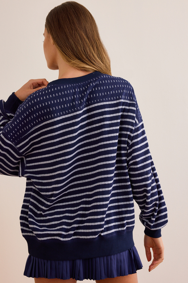 Dynamic Striped Crew Detail 5 - Altar'd State