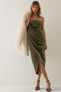 Charlie Velvet Maxi Dress - Altar'd State