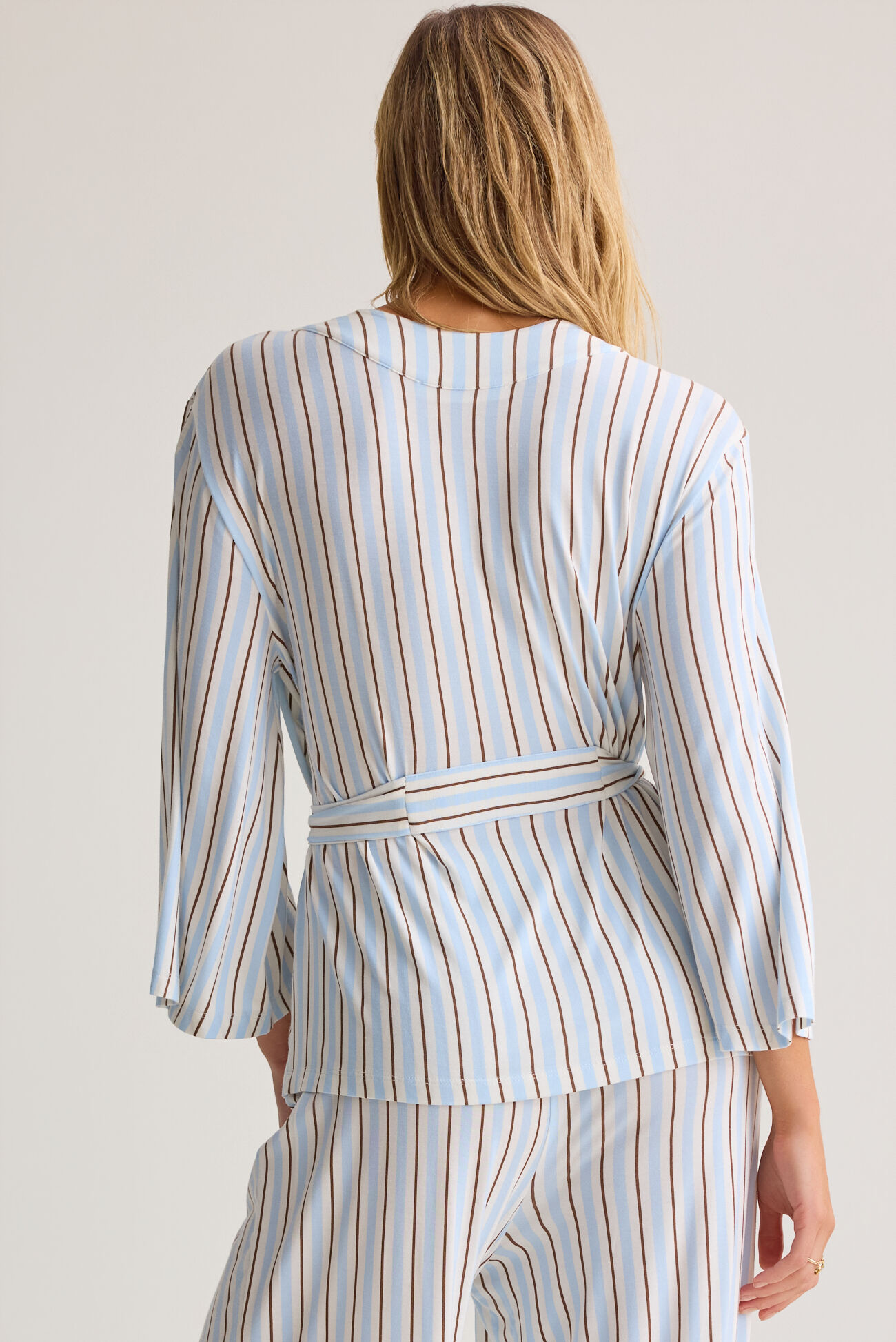 Rosalie Striped Kimono Top