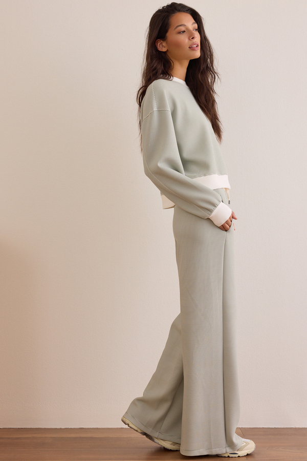 Supersoft Striped Pullover Detail 4 - Altar'd State