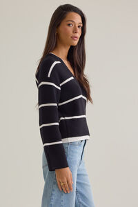 Shae Striped Sweater Detail 4 - Altar'd State