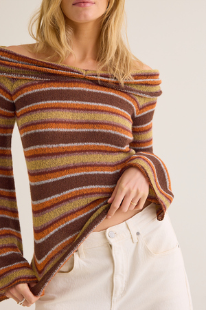 Mayte Striped Sweater - Altar'd State - 