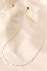 Kendall Blue Dot Necklace - Altar'd State