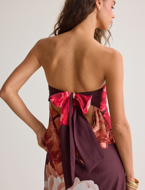 Natalia Strapless Maxi Dress Detail 6 - Altar'd State