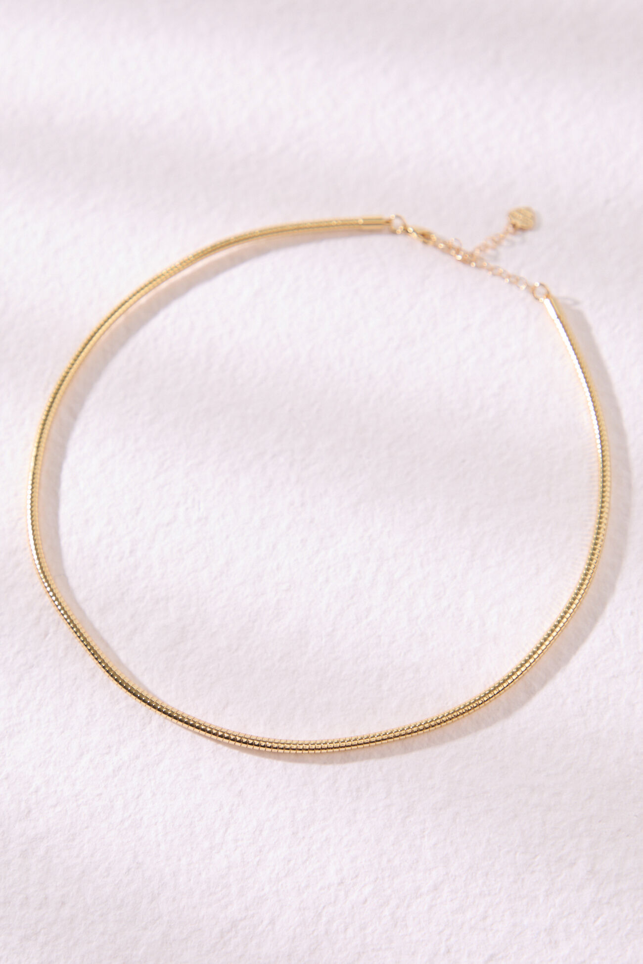 18k Grounded In Gold Necklace