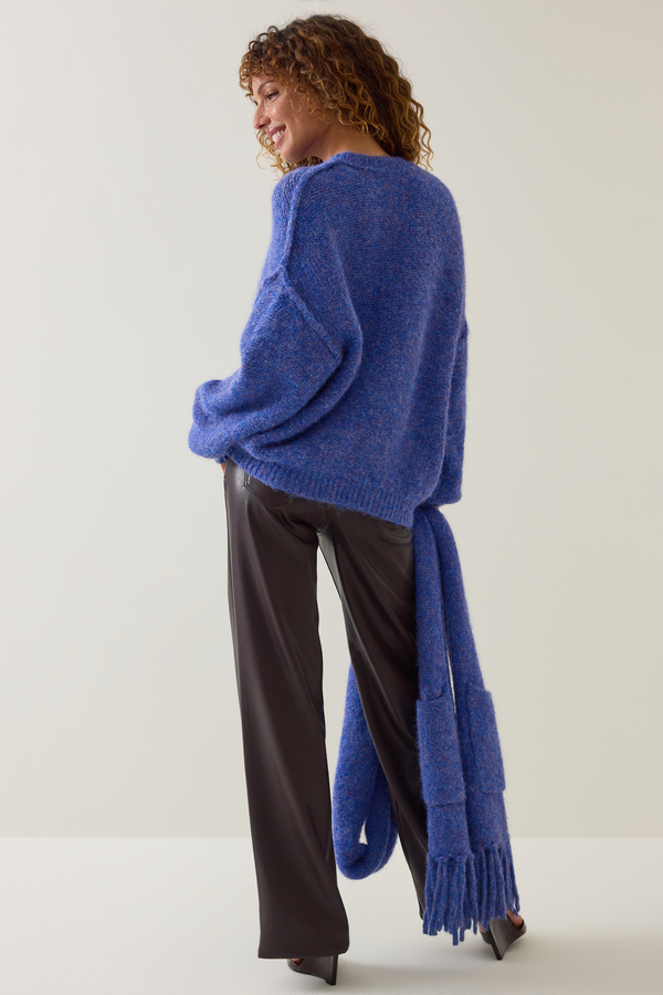 Eira Oversized Sweater & Scarf Detail 6 - Altar'd State