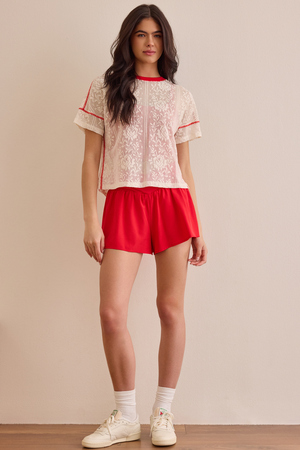 Movement Lace Tee - Altar'd State - 