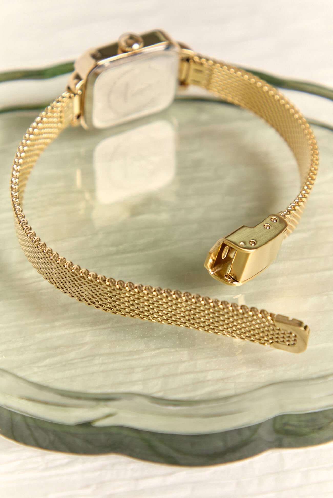 Skinny Woven Rectangle Watch