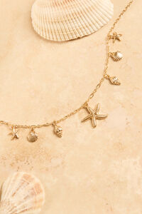 Starfish Shell Charm Necklace Detail 3 - Altar'd State