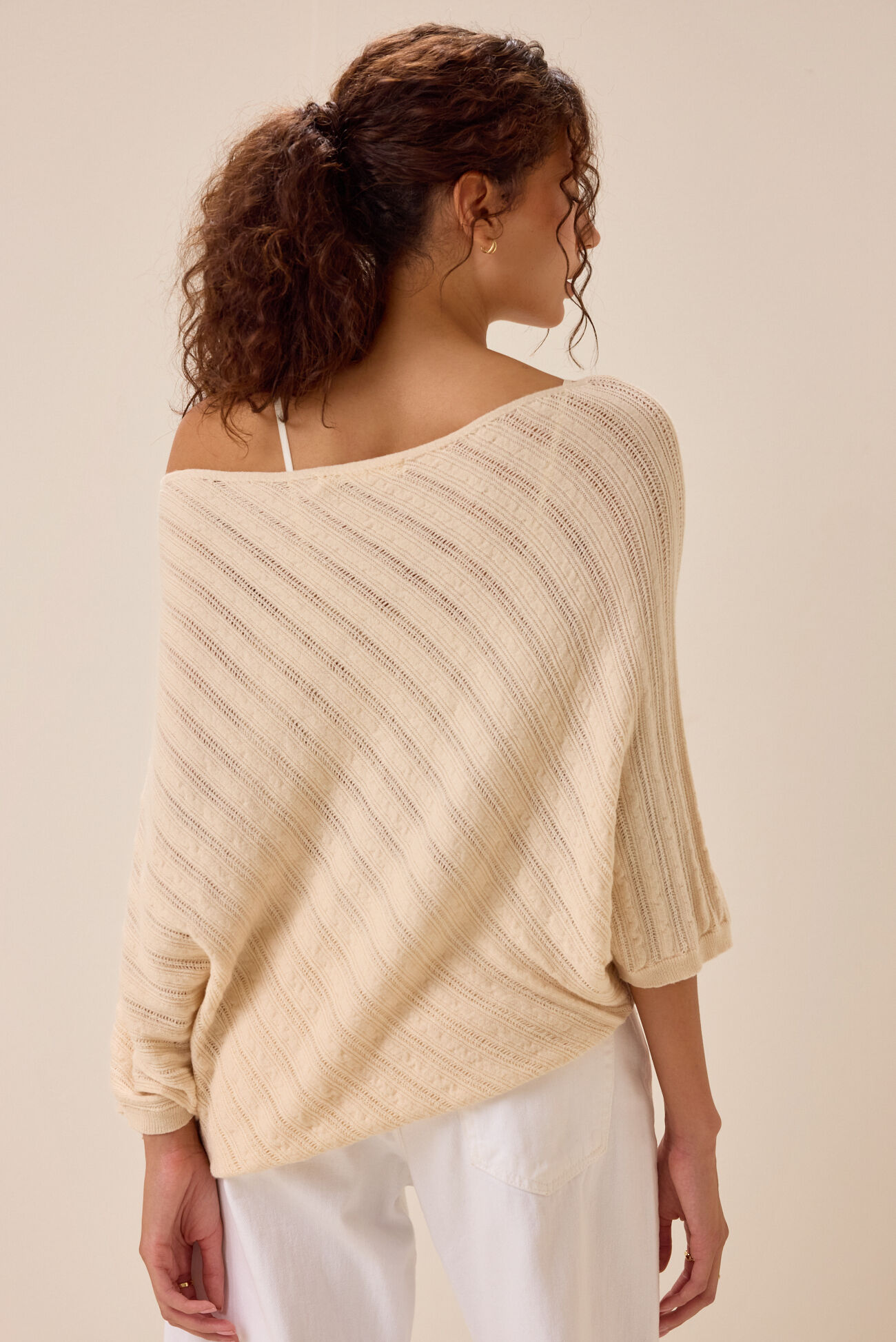 Jensen Textured Sweater Poncho