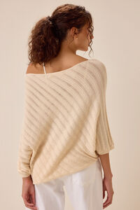 Jensen Textured Sweater Poncho Detail 5 - Altar'd State