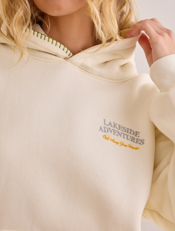 Lakeside Adventures Graphic Hoodie Detail 2 - Altar'd State