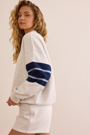 Roster Stripe Mock Neck - Altar'd State - 