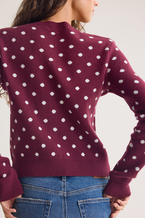 Danica Fitted Crew Sweater - Altar'd State - 
