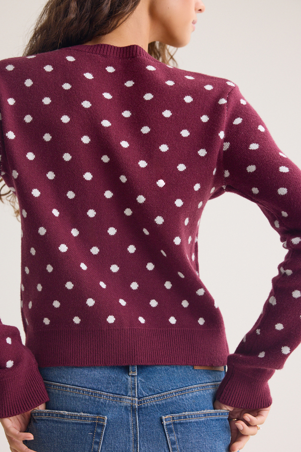 Danica Fitted Crew Sweater Detail 5 - Altar'd State