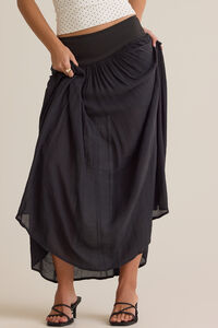 Saylor Drop-Waist Maxi Skirt Detail 2 - Altar'd State