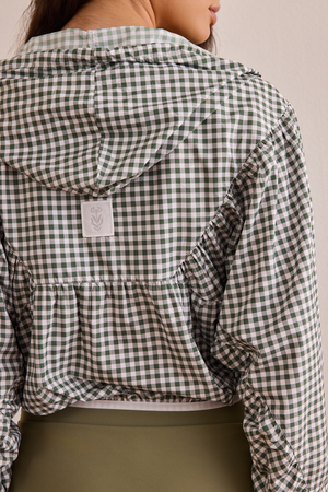 Gingham Lightweight Jacket - Altar'd State - 