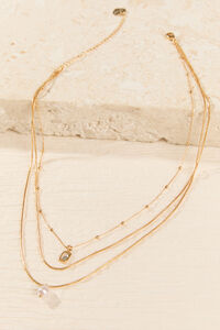 18K Gold Layered Pearl Necklace Detail 3 - Altar'd State