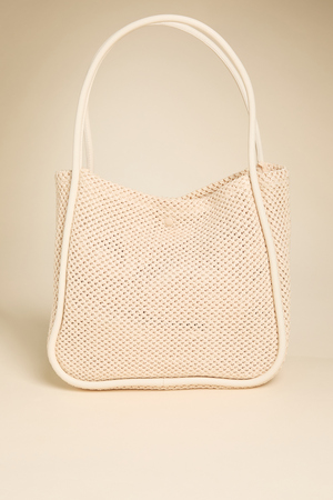 Jules Raffia Lined Tote Bag - Altar'd State - 