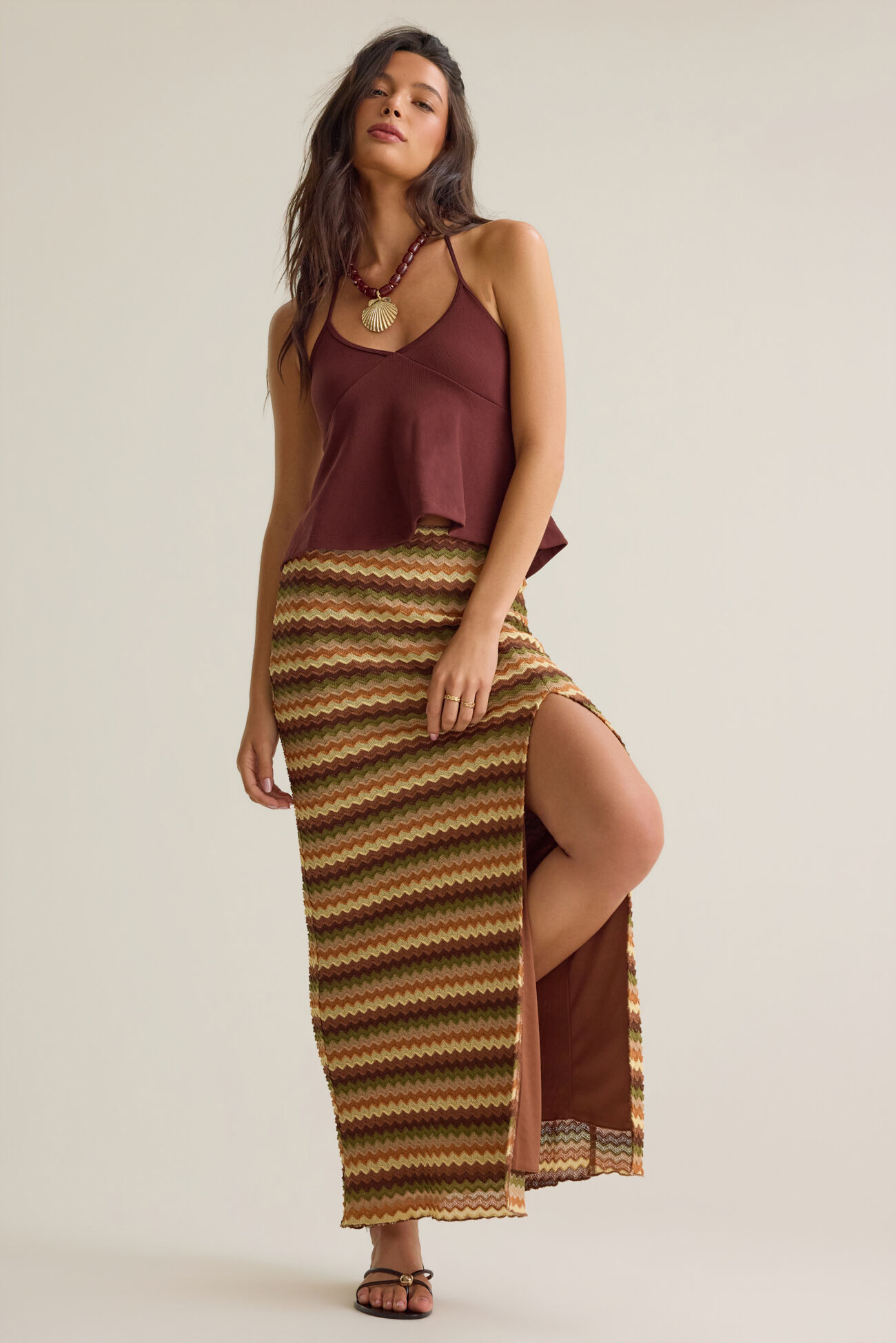 Lizzy Crochet Maxi Skirt