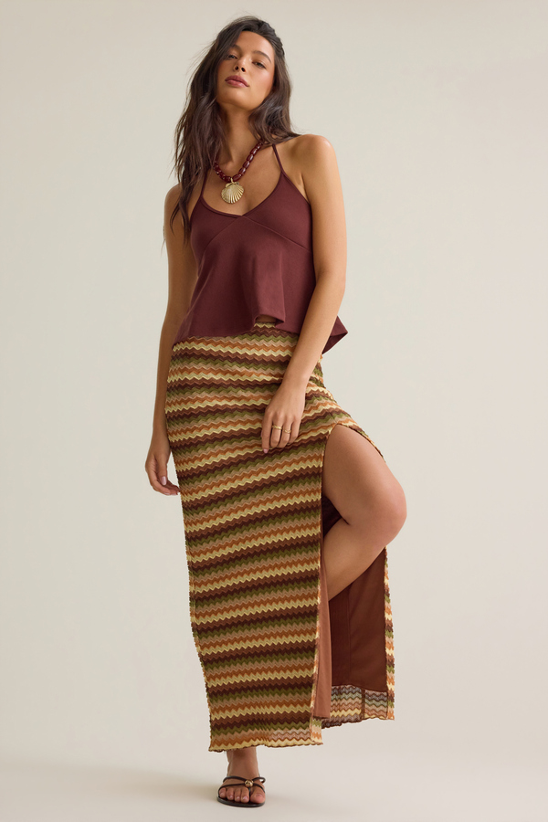 Lizzy Crochet Maxi Skirt Detail 2 - Altar'd State