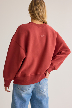 Pray Applique Pullover - Altar'd State - 