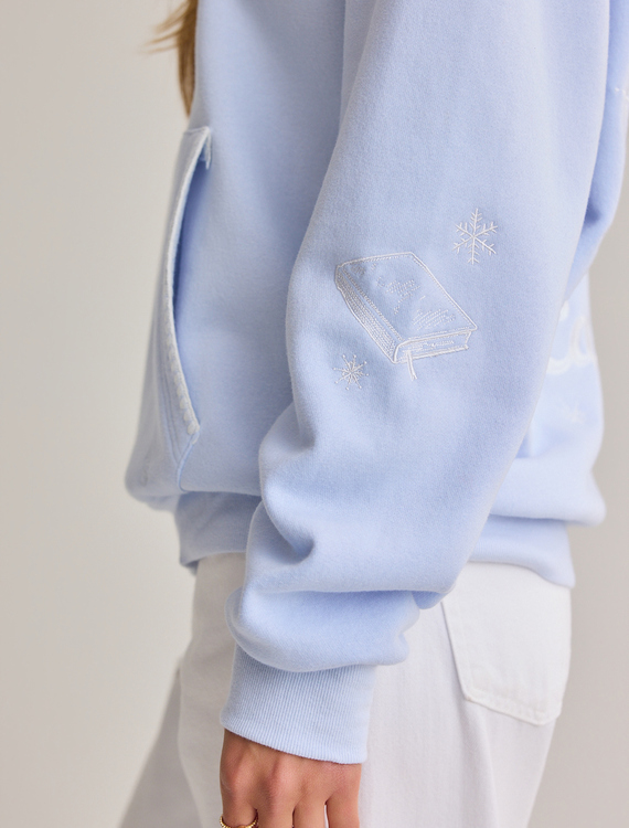 Snow Falling Books Are Calling Hoodie Detail 7 - Altar'd State