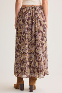 Janet Paisley Midi Skirt Detail 6 - Altar'd State