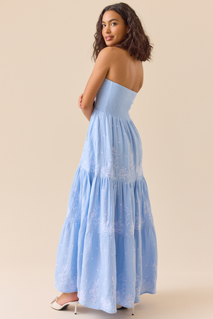 Melanie Strapless Maxi Dress - Altar'd State - 
