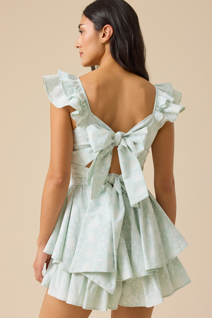 Haisley Double Layered Eyelet Romper - Altar'd State - 