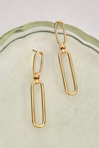 Oval Slim Dangle Earring Detail 2 - Altar'd State