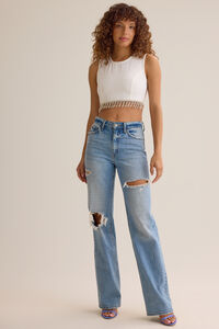 Baylee Rhinestone Fringe Top - Altar'd State