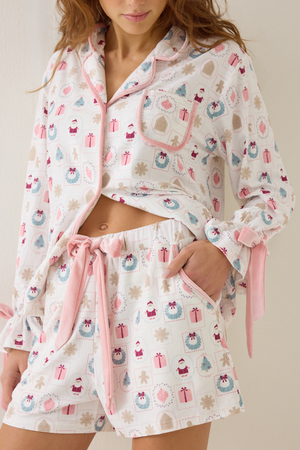 Christmas Tiles Mama Pajama Set - Altar'd State - 