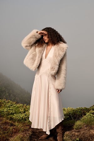 Kaila Faux Fur Jacket - Altar'd State - 