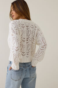 Bridgette Balloon-Sleeve Cardigan Detail 5 - Altar'd State