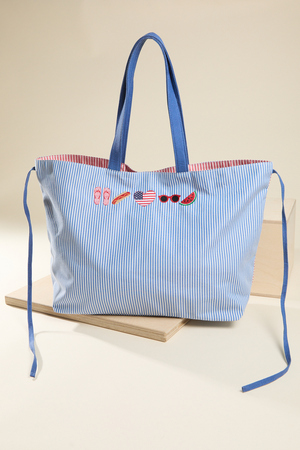 Americana Tie Up Tote Bag - Altar'd State - 