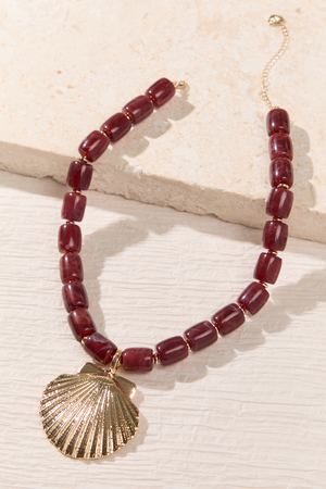 Golden Coast Beaded Necklace - Altar'd State - 