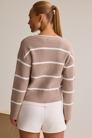Sideline Stripe Pullover - Altar'd State - 