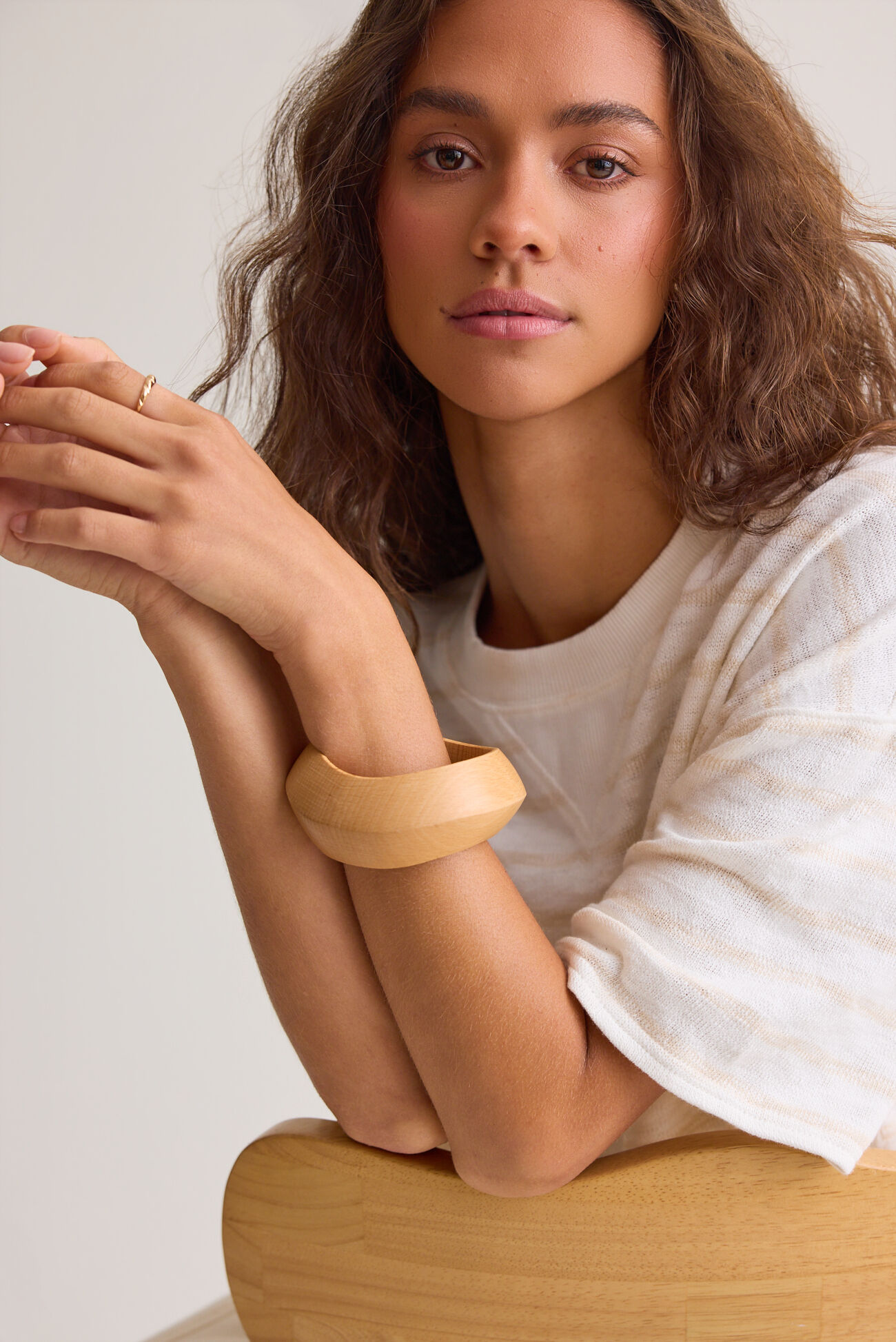 Bonnie Wooden Bangle