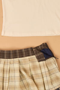 Vivian Varsity Plaid Set Detail 4 - Altar'd State