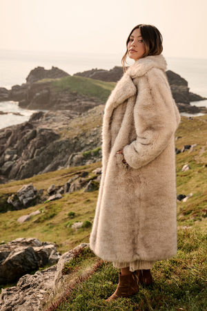 August Faux Fur Coat - Altar'd State - 