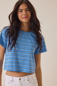 Willa Stripe Crop Tee - Altar'd State
