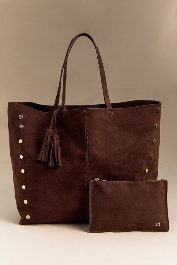Riley Studded Suede Tote - Altar'd State