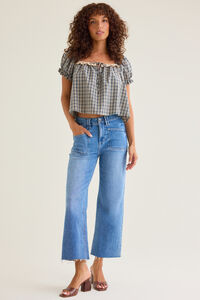 Kendra Mid-Rise Cropped Jeans - Altar'd State