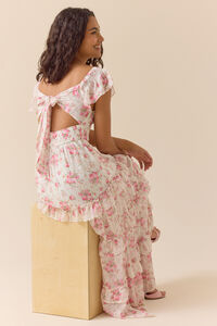Korah Floral Maxi Dress Detail 3 - Altar'd State