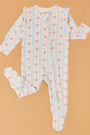 Anna Floral Striped Footie - Altar'd State - 