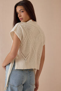 Jess Short Sleeve Sweater Detail 6 - Altar'd State
