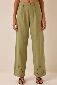 Paloma Embroidered Pant Detail 2 - Altar'd State