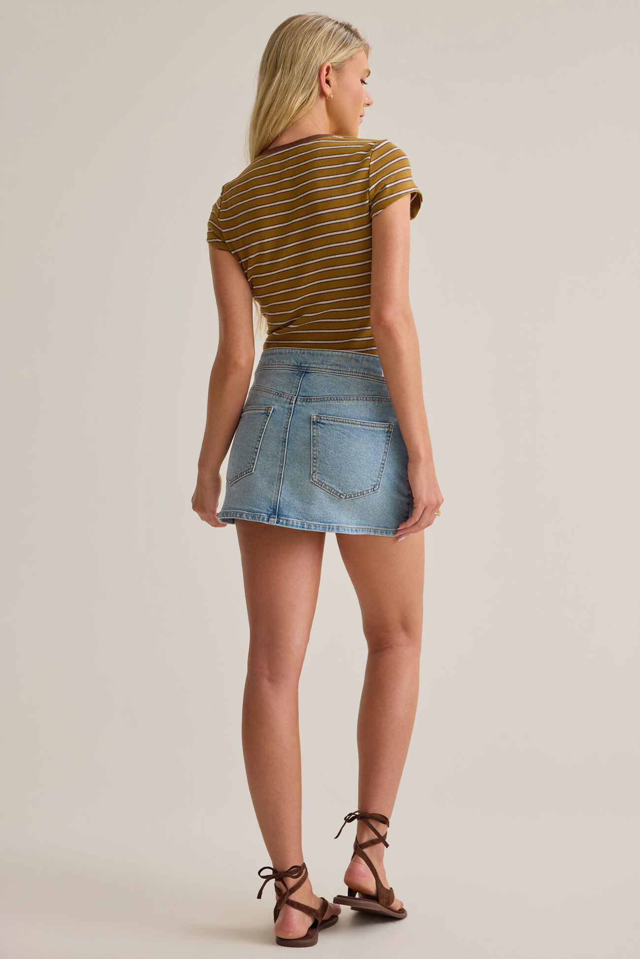 Franny Denim Mini Skirt